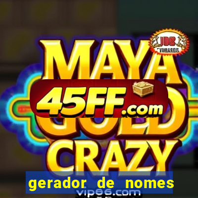 gerador de nomes para jogos